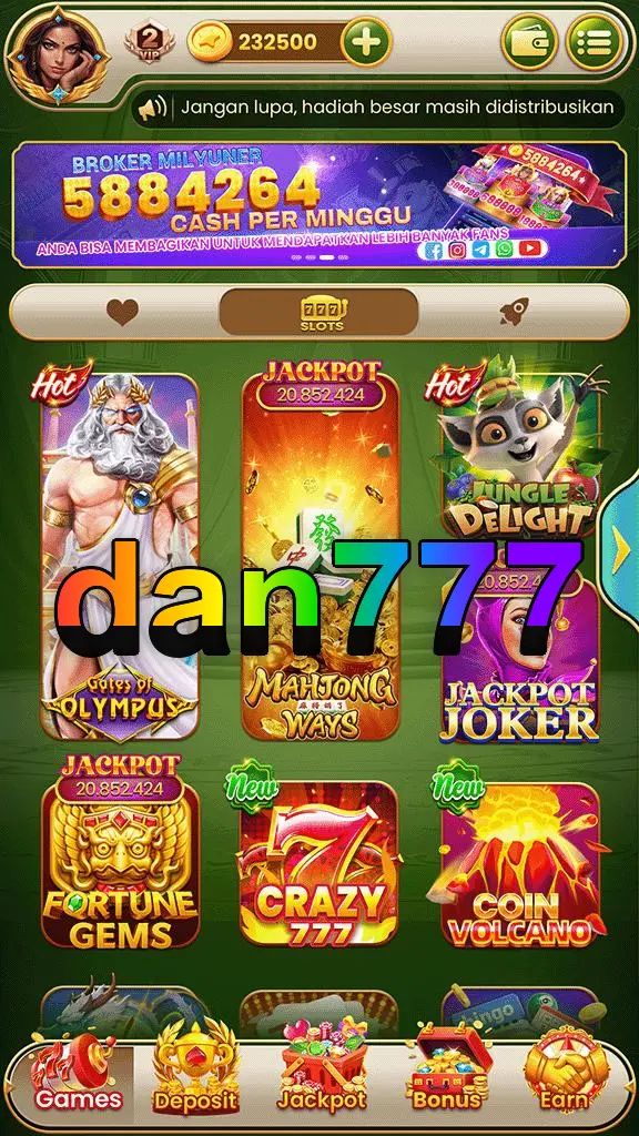 dan777 Masuk